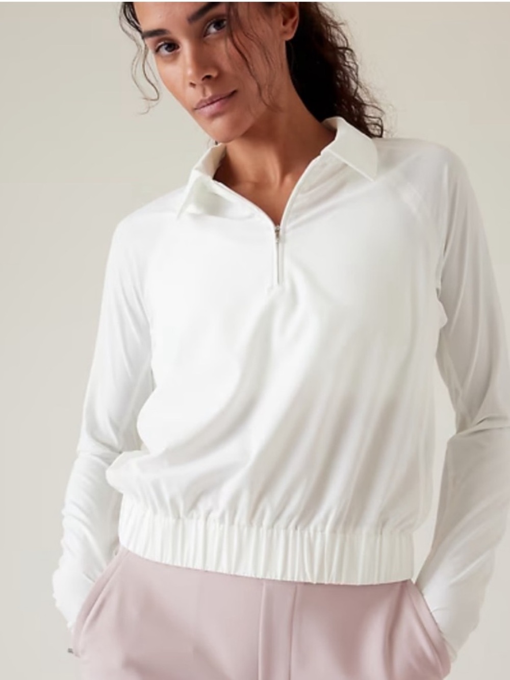 Athleta Advantage Polo Top size Large new!!!!!